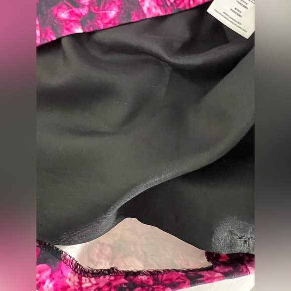 Michael Kors Women's Kew Gardens Pink Floral Shift Mini Dress Pink Size 10 - Picture 8 of 10